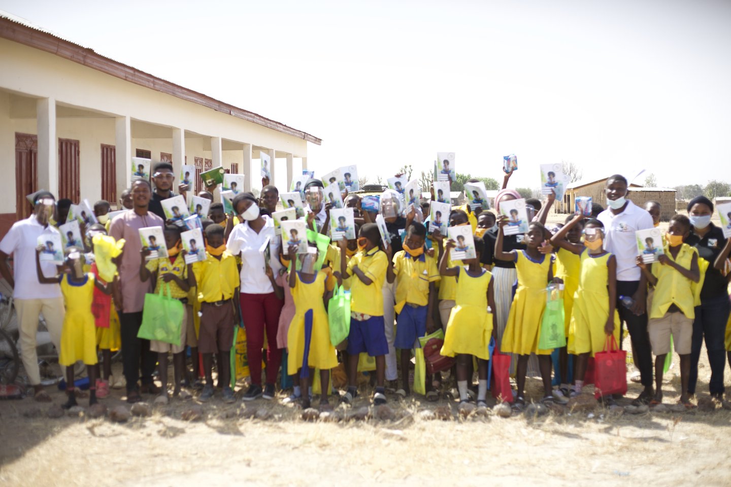 On the 19th of January, 2021, we donated health essentials and educational materials to 96 beneficiaries to Yakut Junior High School in the Bawku Municipal, Upper East Region.