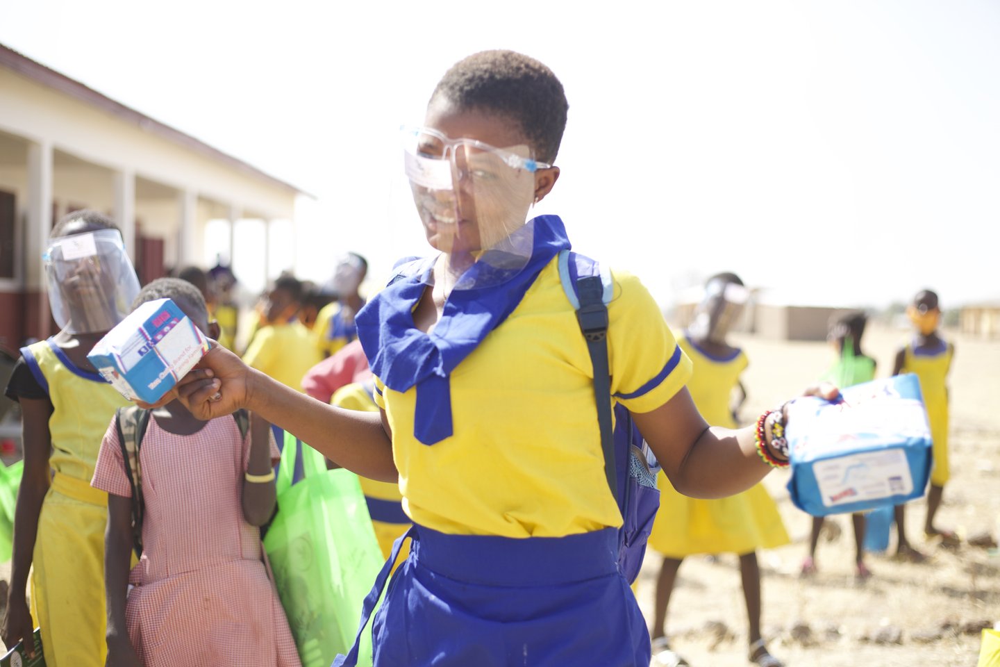 On the 19th of January, 2021, we donated health essentials and educational materials to 96 beneficiaries to Yakut Junior High School in the Bawku Municipal, Upper East Region.